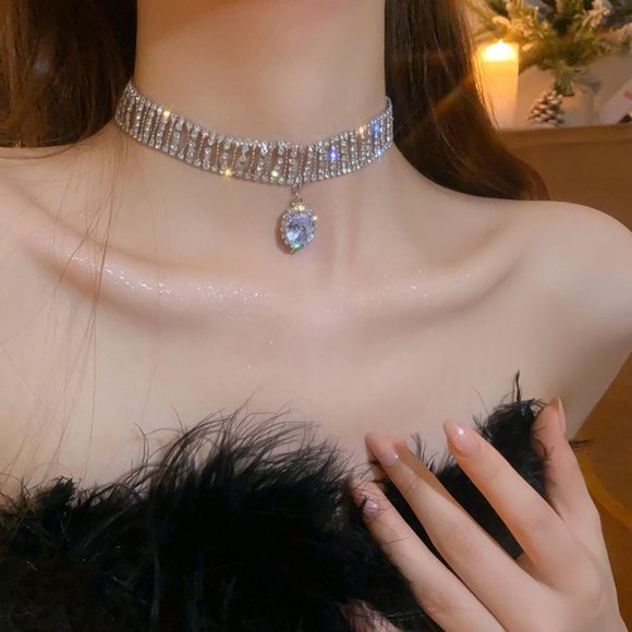 water drop necklace - Picture 1 of 15